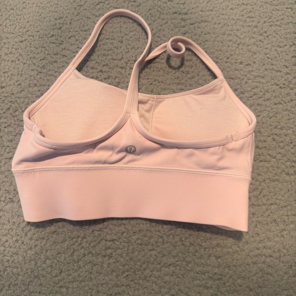 Lululemon Flow Y Nulu Longline Bra *Light Support, A–C CupsFlush Pink Size 4 - Picture 6 of 9